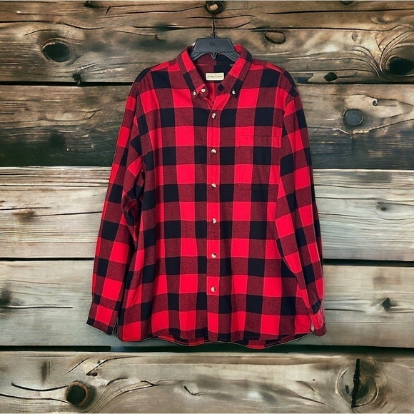 • Hobbs Creek • Plaid Flannel Long-Sleeve Shirt - Picture 2 of 6
